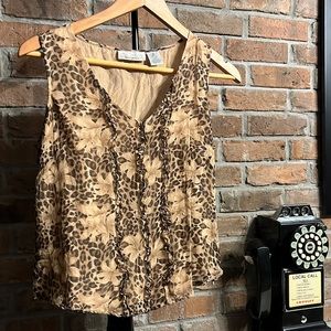 Vintage 100% silk top